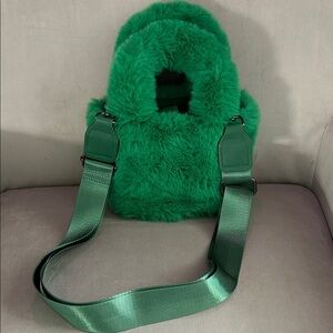 Plush 3 Way Bag Faux Fur NWOT